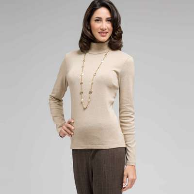 Long Sleeve Turtleneck Top